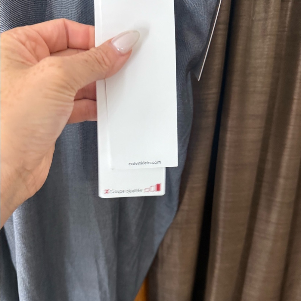 Calvin Klein Slim Fit Dress Pants Men’s 40x30 Gray Stretch Business Office NWT - Picture 4 of 5